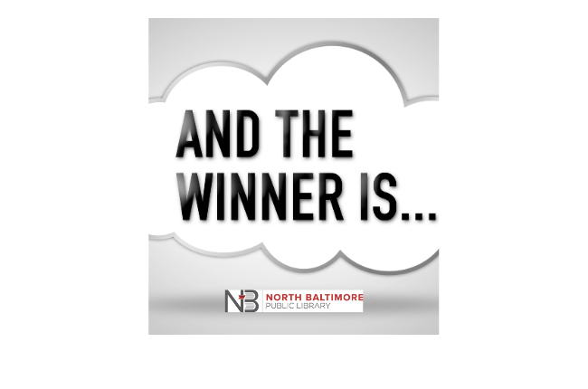 And the winner is .... with the North Baltimore Library logo at the bottom