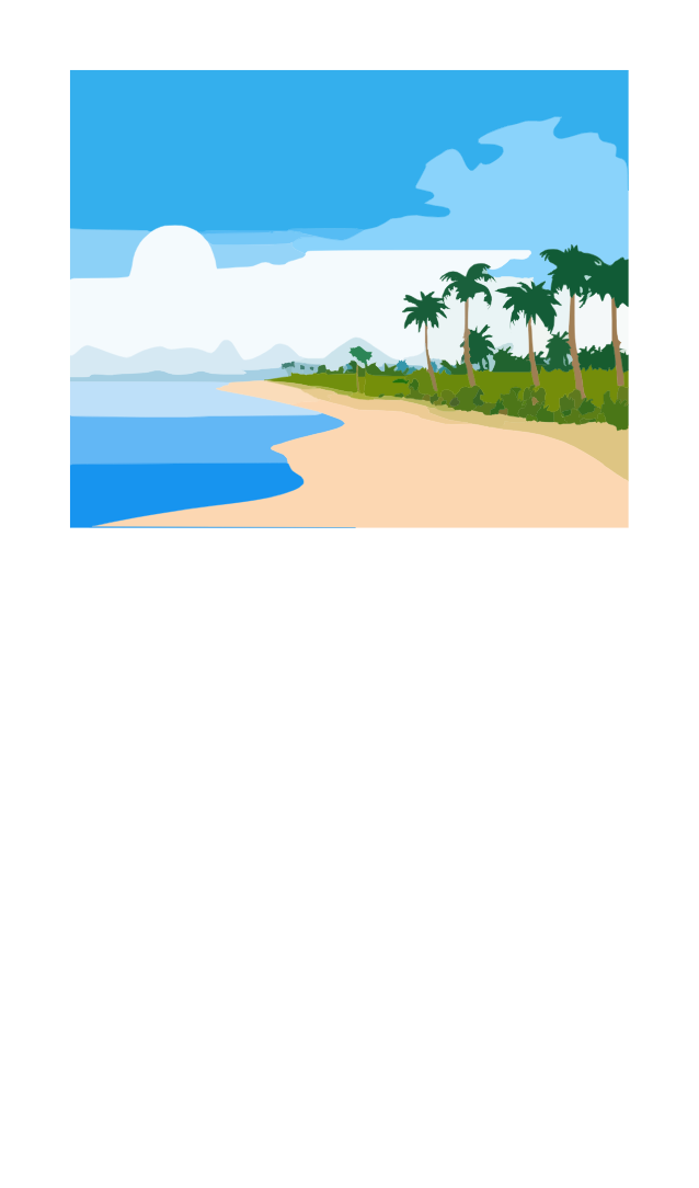Beach scene