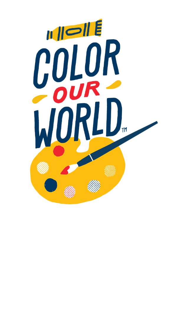 Color Our World with a paint brush and pallet