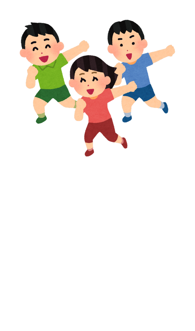 children doing exercises 
