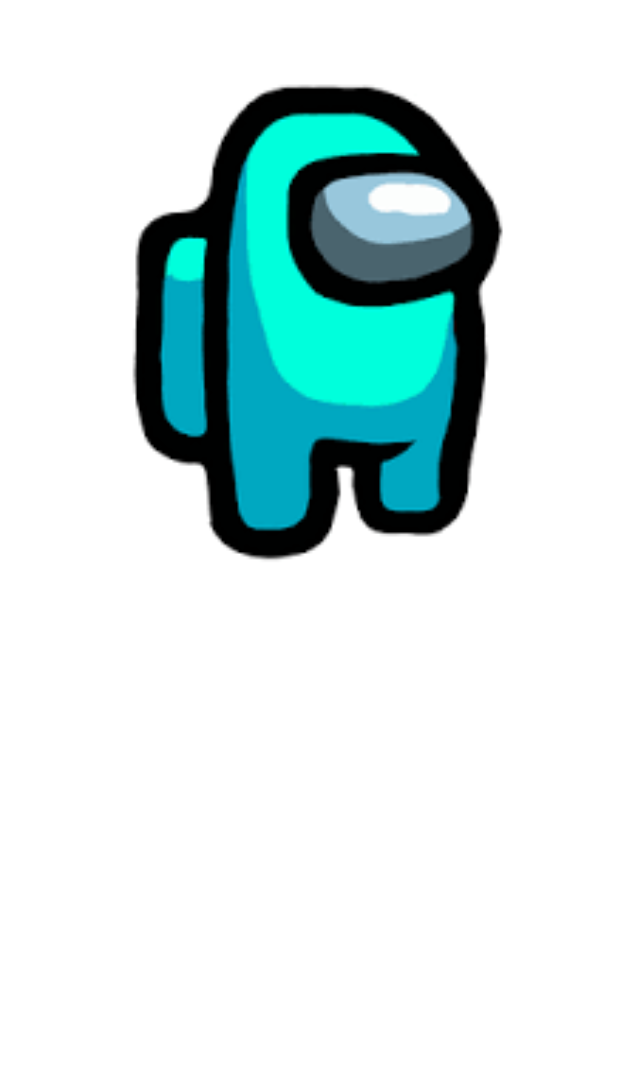 Blue among us character