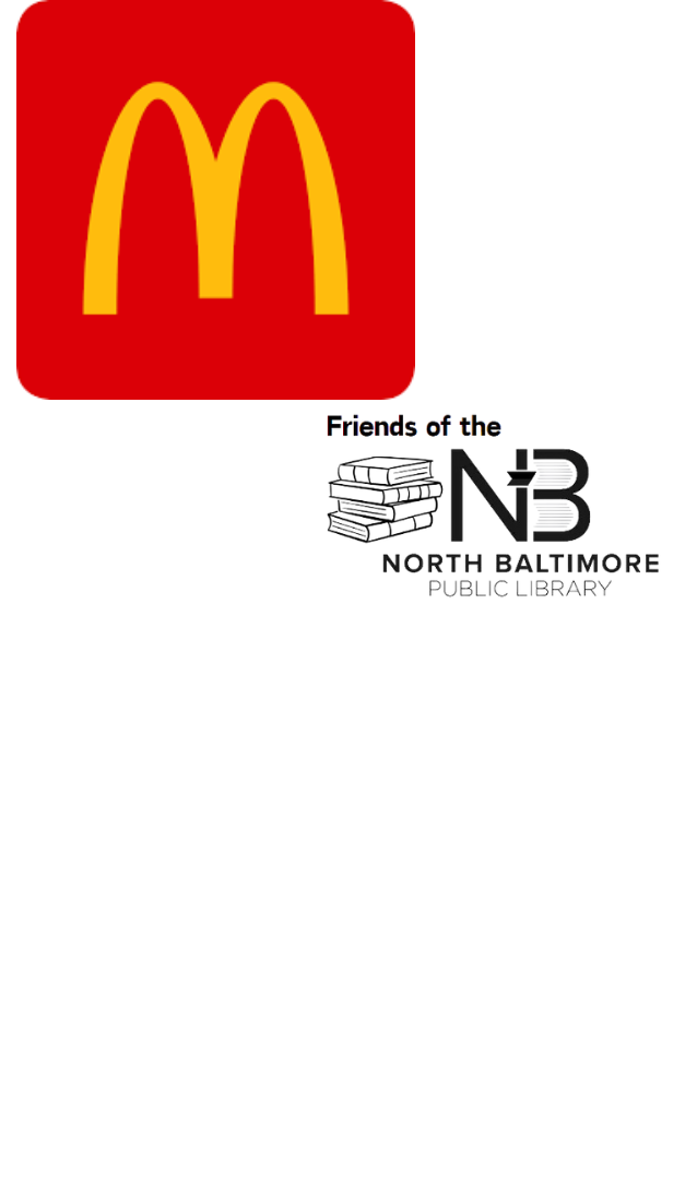 McDonald's Logo and Friends of the Library logo