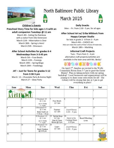 March 2025 Newsletter back