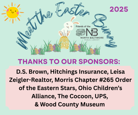 Easter Bunny Sponsors poster