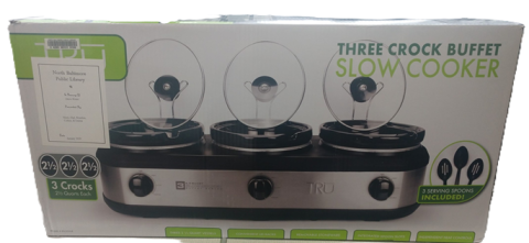 Slower Cooker with 3 crocks