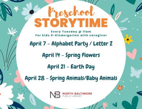preschool story time