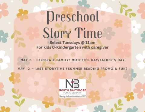 preschool story time