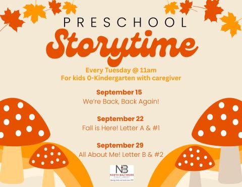 preschool story time