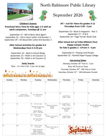 Newsletter September 2026 Back